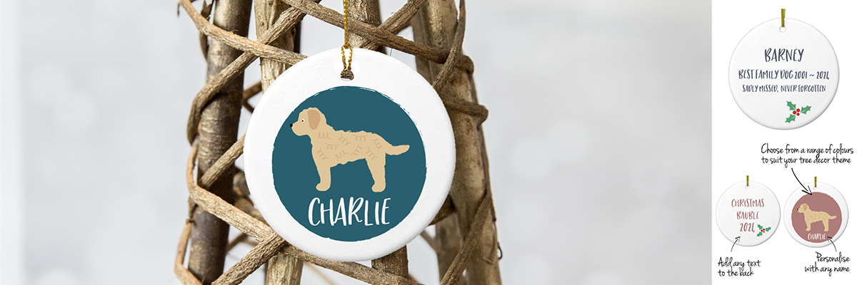 Custom Dog Baubles