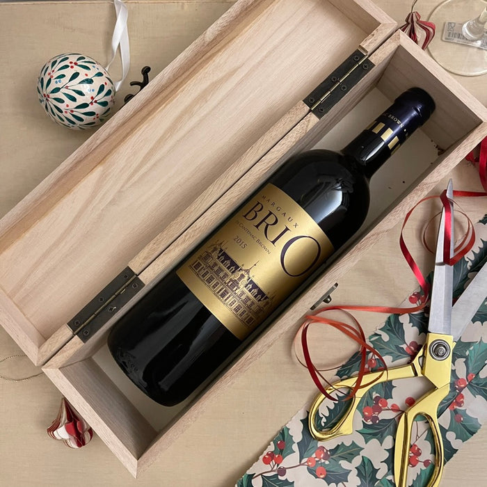 Personalised Wooden Wine Bottle Box