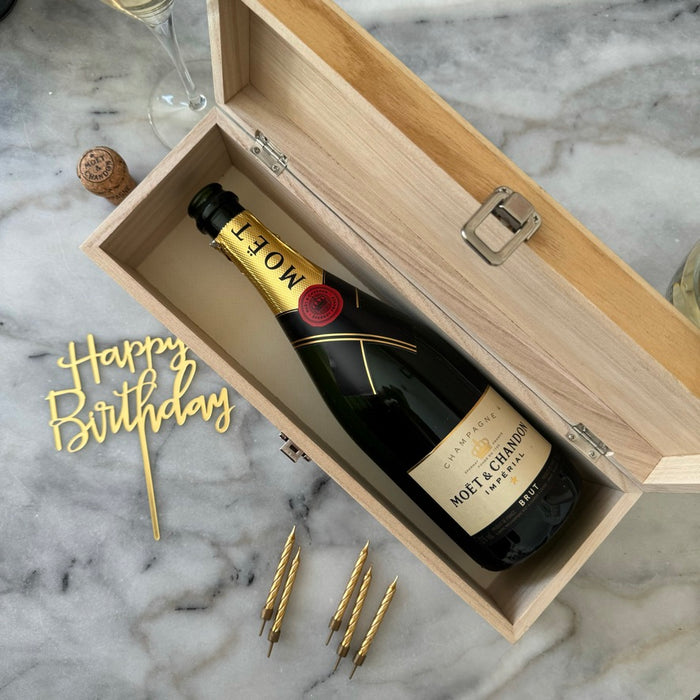 Personalised Champagne Box Wedding Gift