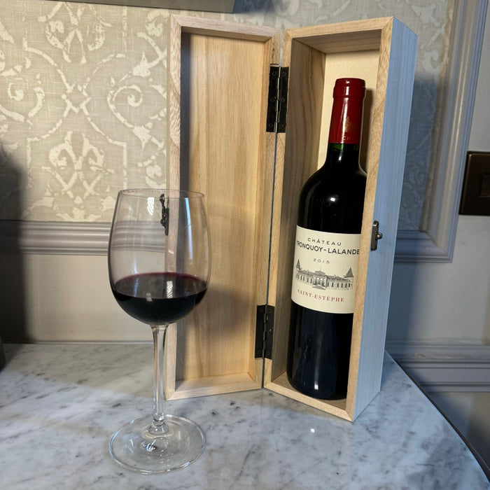 Personalised Wooden Wine Bottle Box