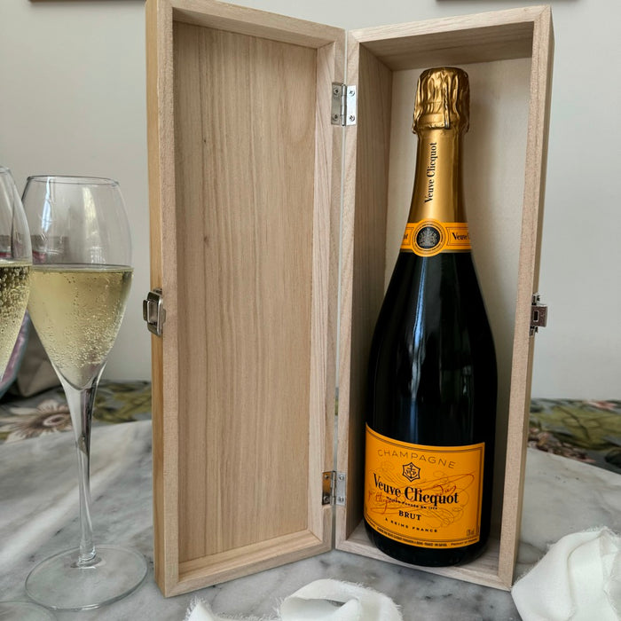 Personalised Champagne Box Engagement Anniversary Gift