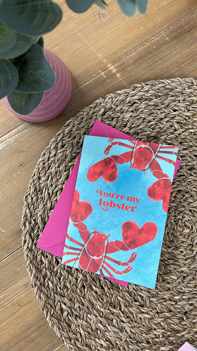 You're my lobster Greetings Card