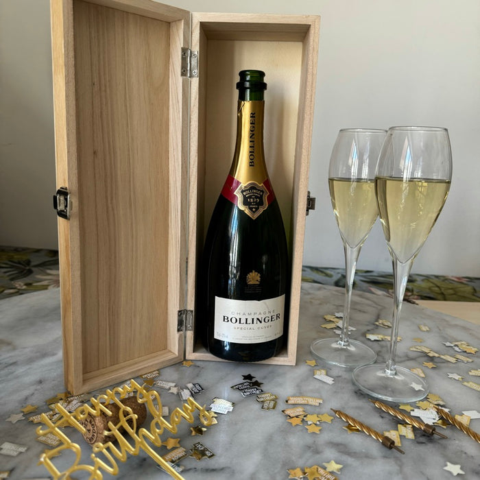 Personalised Champagne Box Wedding Gift