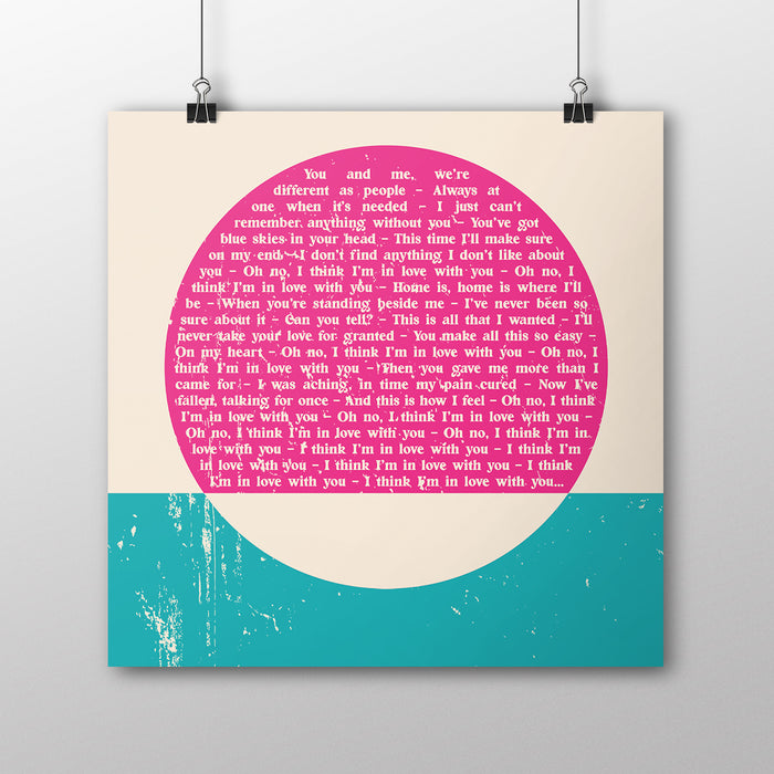 Abstract Circle Modern Art Print