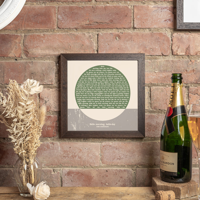 Abstract Circle Modern Art Print