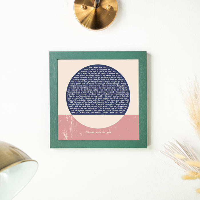 Abstract Circle Modern Art Print