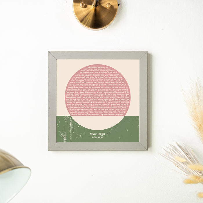 Abstract Circle Modern Art Print