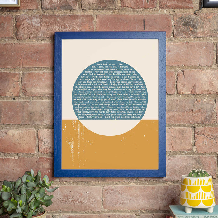 Abstract Circle Modern Art Print