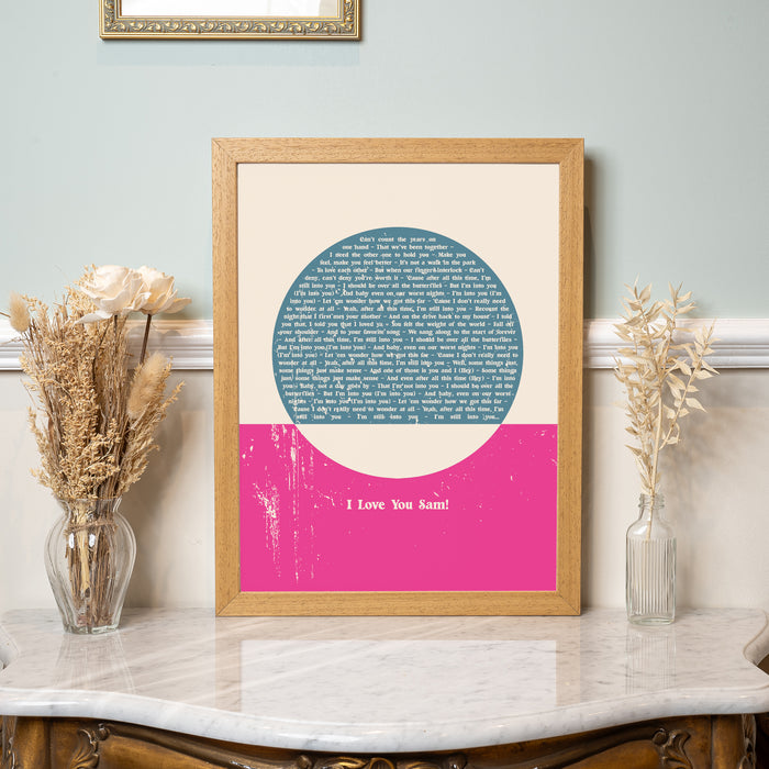 Abstract Circle Modern Art Print