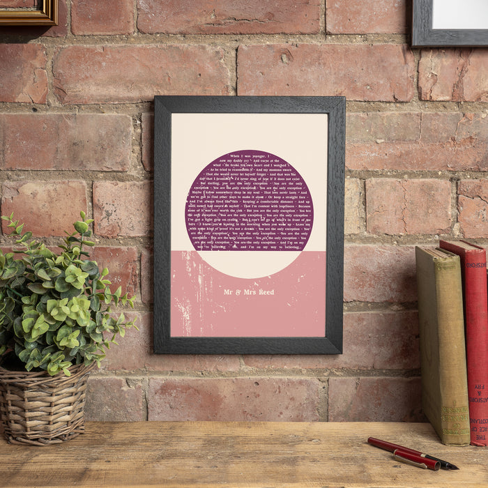 Abstract Circle Modern Art Print