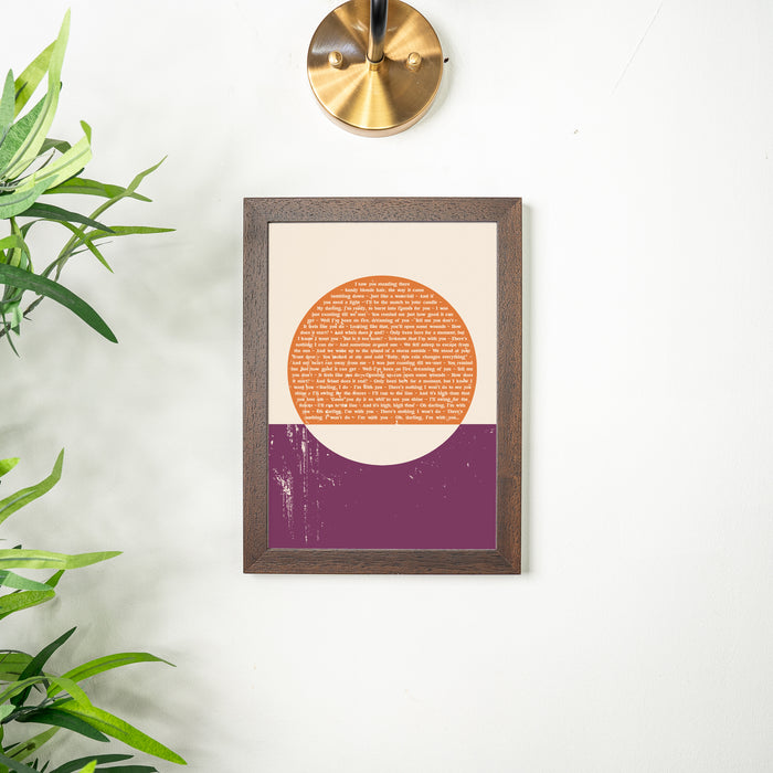 Abstract Circle Modern Art Print