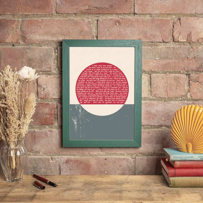 Abstract Circle Modern Art Print