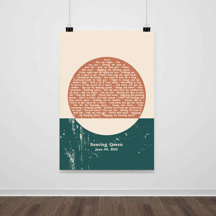 Abstract Circle Modern Art Print