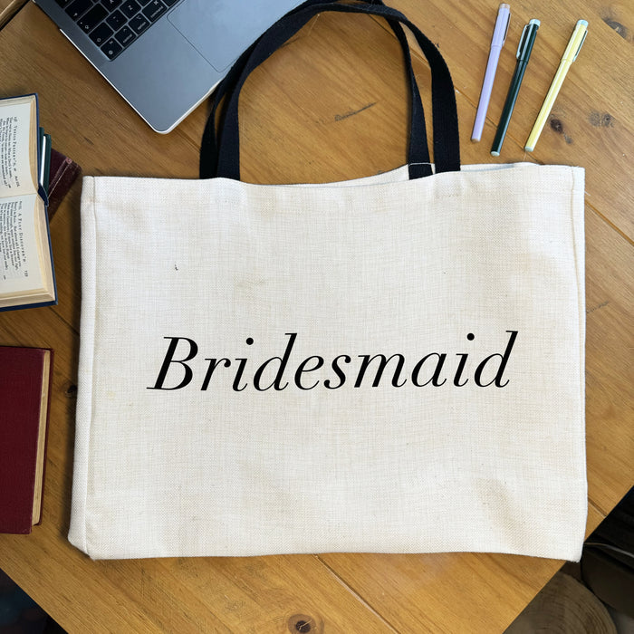 Large Bridesmaid Tote Wedding Essentials Hen Party Bag