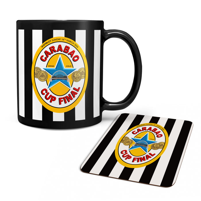 Tell me Ma me Ma Mug and Coaster For Newcastle Geordies Wembley Toon Army