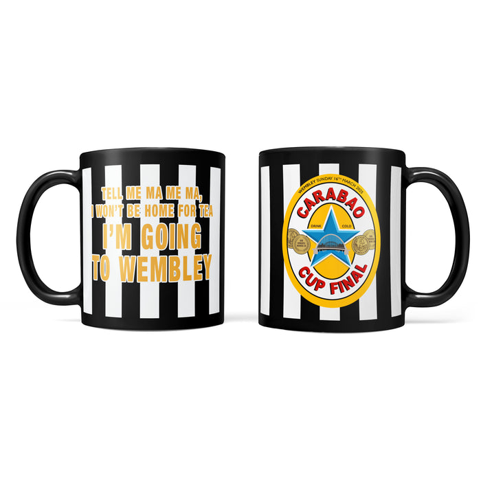 Tell me Ma me Ma Mug and Coaster For Newcastle Geordies Wembley Toon Army