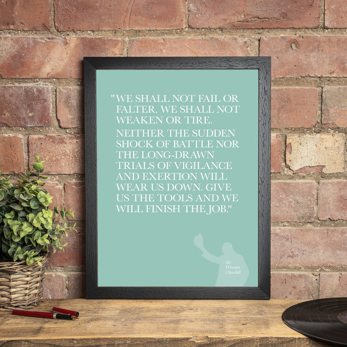 Finish The Job - Quotation Print