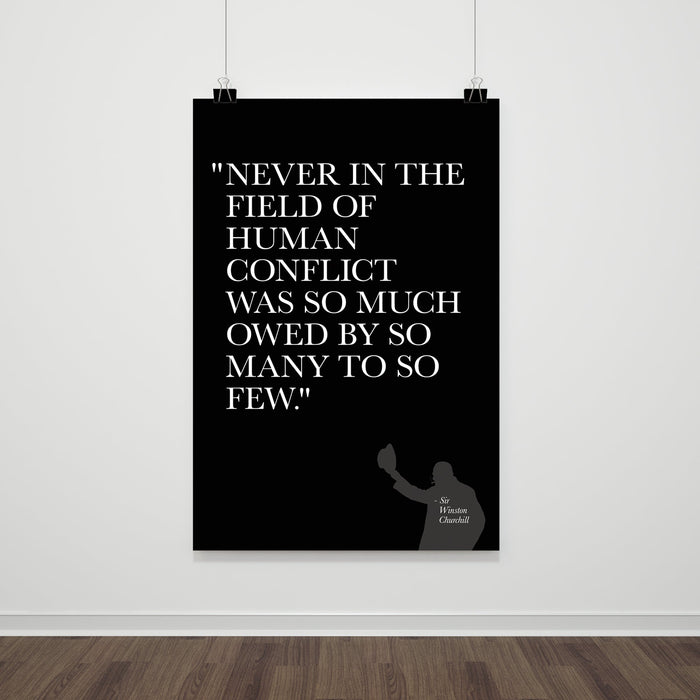 Human Conflict - Quotation Print