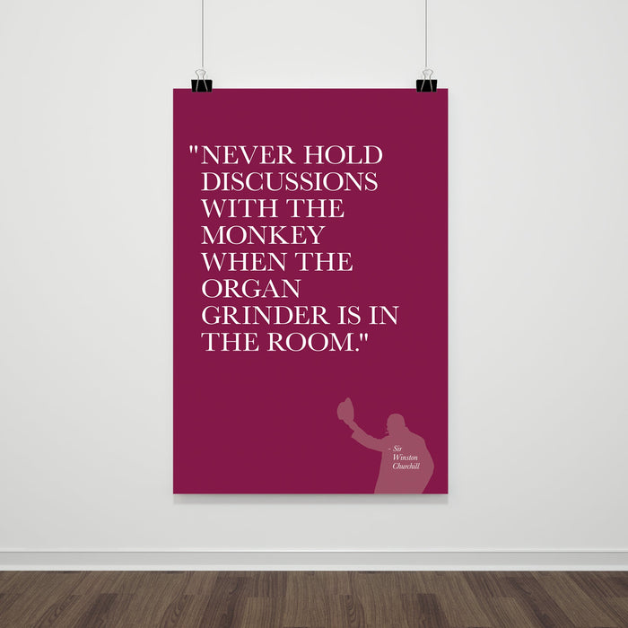 Organ Grinder - Quotation Print