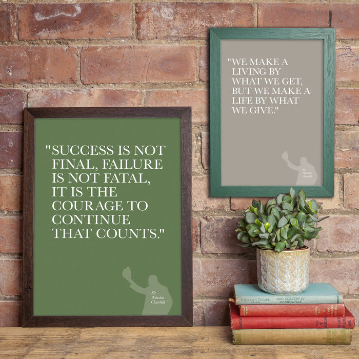 Success Is Not Final - Quotation Print