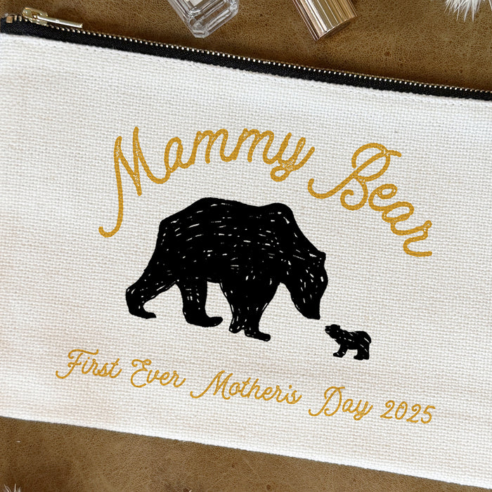 Personalised Mama Bear Pouch – Custom Gift for Busy Mums