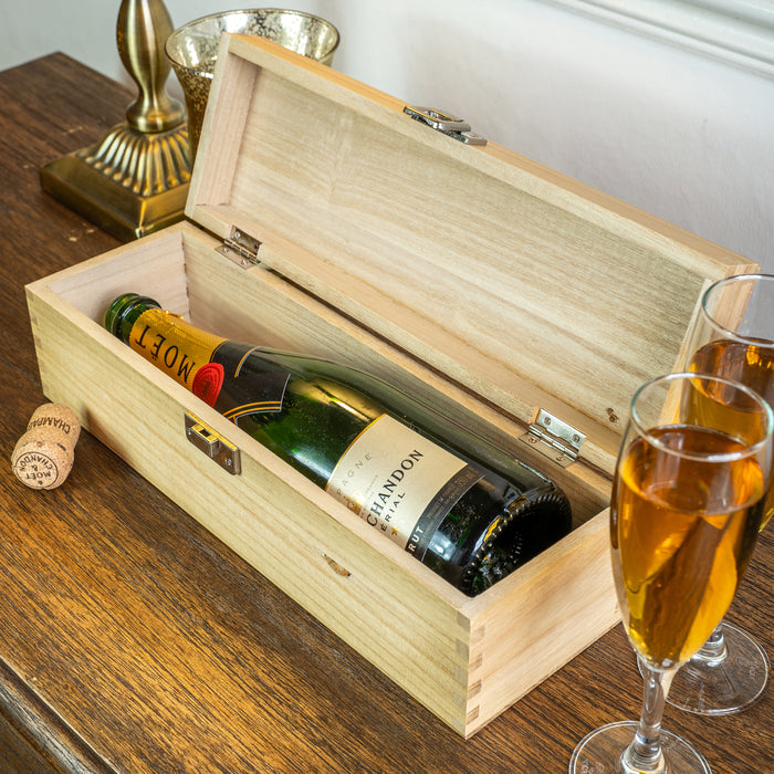 Personalised Christmas Champagne Box