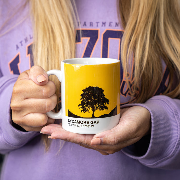 Sycamore Gap Tree Northumberland Mug & Coaster