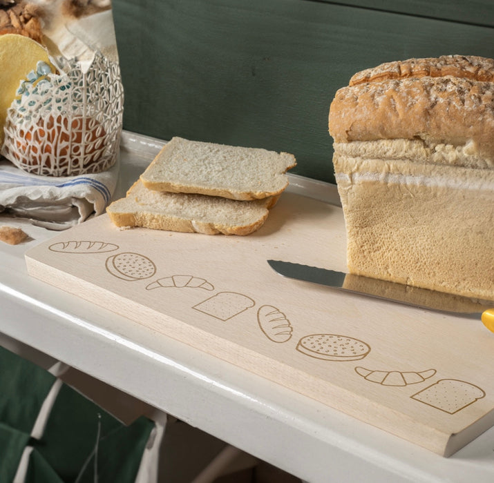 Wooden Bread and Patisserie Chopping Board- Perfect for Sunday Brunch