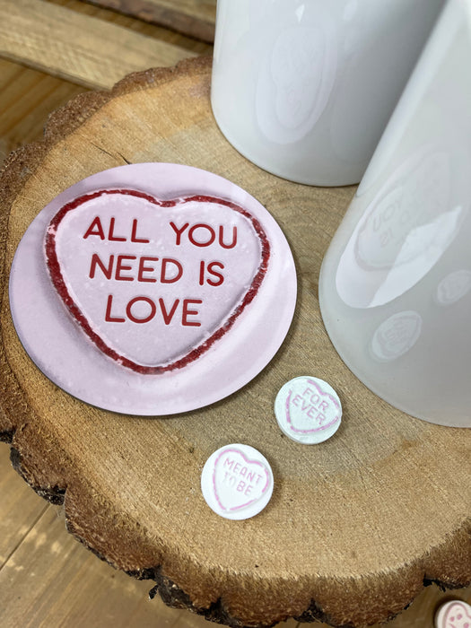 Customised Love Hearts Coasters