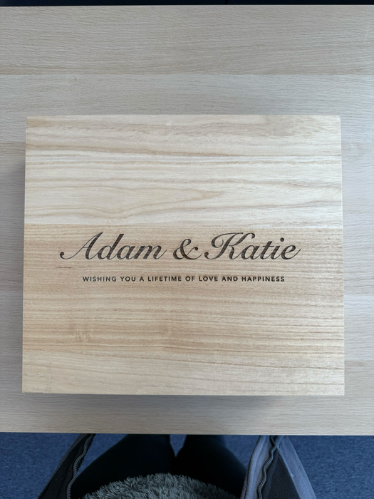 Custom Wooden Wine Box for 3 Bottles