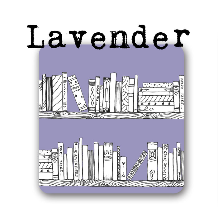 Reading Themed Coaster - Lavender