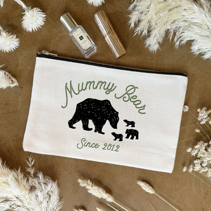 Personalised Mama Bear Pouch – Custom Gift for Busy Mums