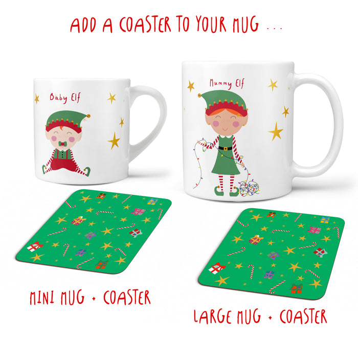 Personalised Elf Family Mug Set