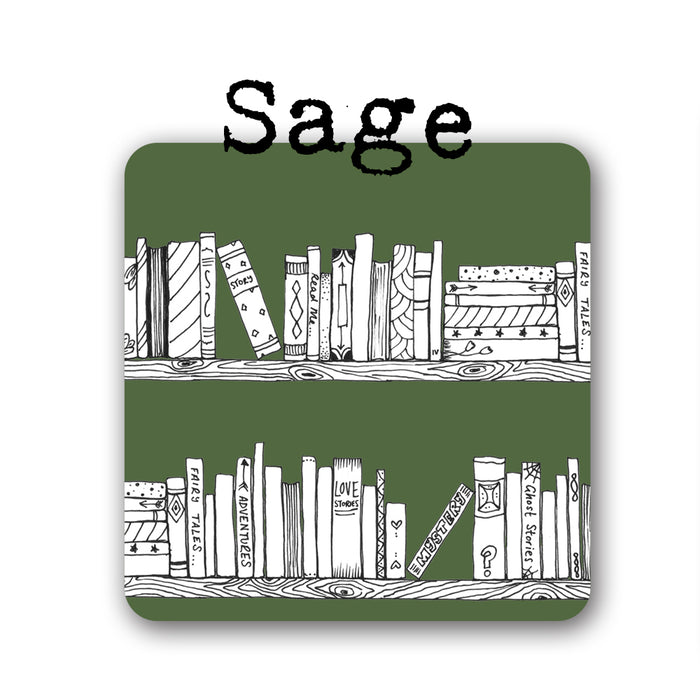 Reading Themed Coaster - Sage