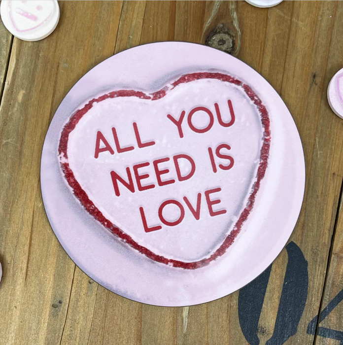 Customised Love Hearts Coasters