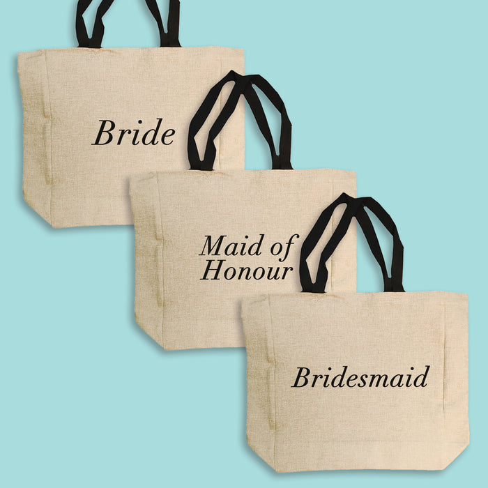 Large Maid Of Honour Tote Wedding Essentials Hen Party Bag