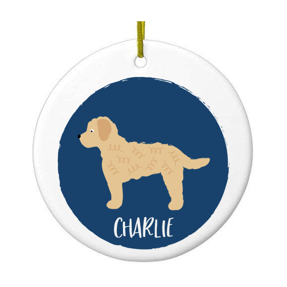 Personalised White Westie  Christmas Bauble