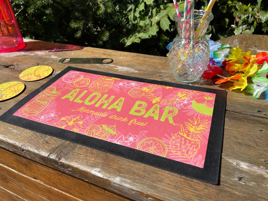 Personalised Tiki Bar Home Pub Set