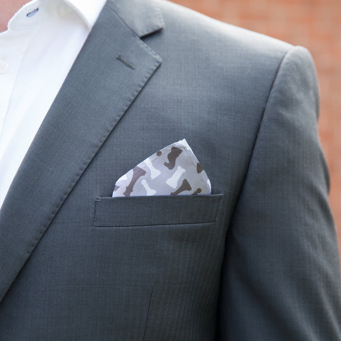 Chess Themed Silk Feel Pocket Square