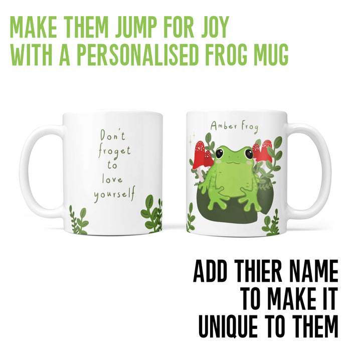 Family Frog Mugs & Coasters - Personalised Spring New Home Gift