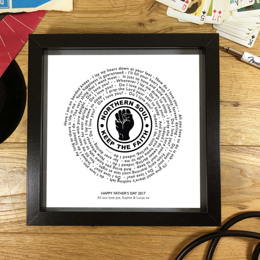 Northern Soul Framed Print of Frank Wilson Do I Love You Indeed I do song lyrics