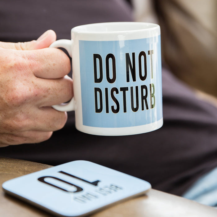 Do Not Disturb Secret Santa Mug - Football Or Rugby Fan Mug Personalised Kit Print - Gift For Dad Or Brother