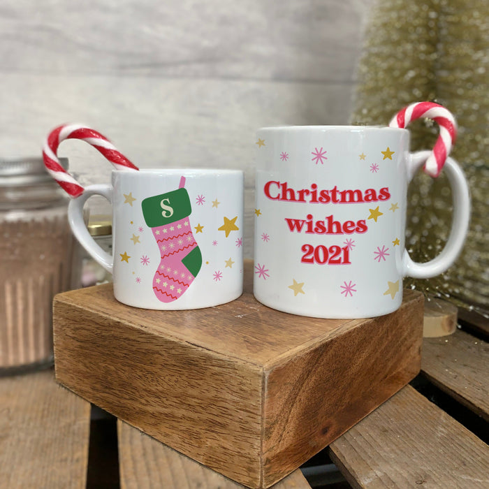 Merry & Bright Christmas Stocking Mug Set