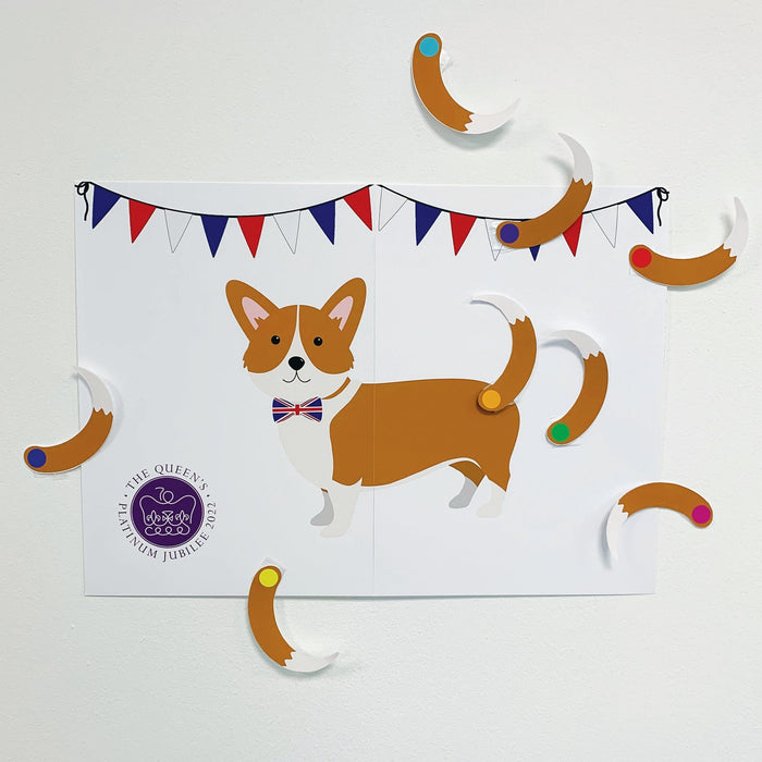 Pin The Tail on The Corgi - Jubilee Game FREE