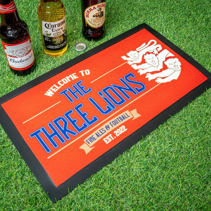 The Three Lions Home Bar England Football Gift Set