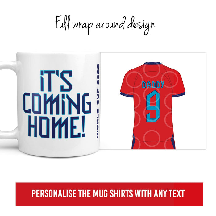 Personalised New England Away Strip Mug