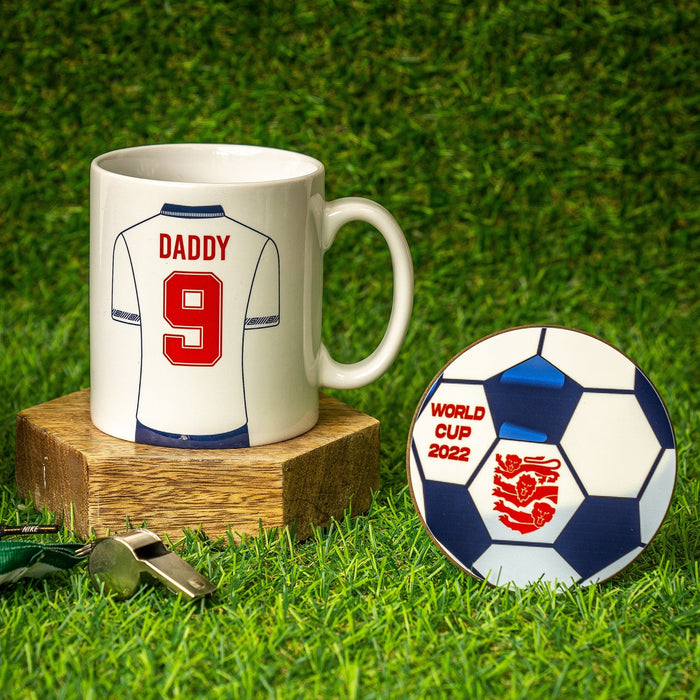 Retro England Strip Personalised Family Mugs